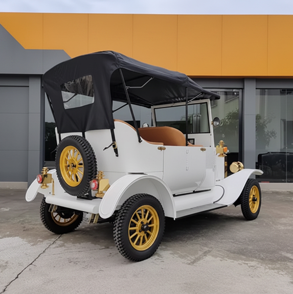 2025 Electric Sightseeing Bus Golf White 5 Seat Electric Golf Car with CE Certificate