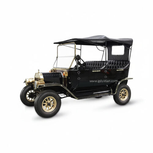 5 Seats Model T Golf Cart Electric Sightseeing Tourist Car