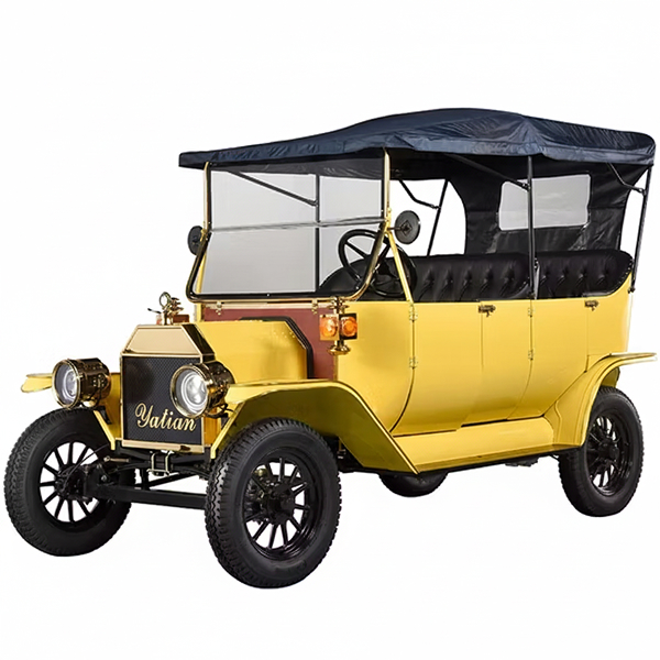 5 Seats Model T Golf Cart Electric Sightseeing Tourist Car