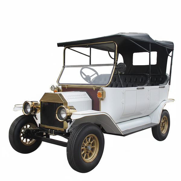 5 Seats Model T Golf Cart Electric Sightseeing Tourist Car