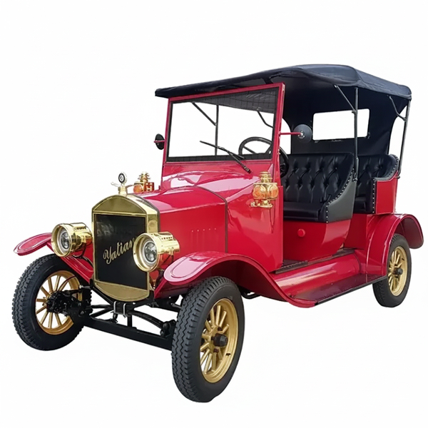 image 7 Sightseeing New Energy Red Vintage Car