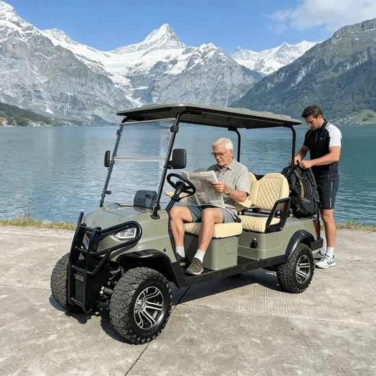 4-Seater-Electric-Golf-Buggy-Utility-Sightseeing-Cart (5) 4-Seater Electric Golf Buggy Utility Sightseeing Cart