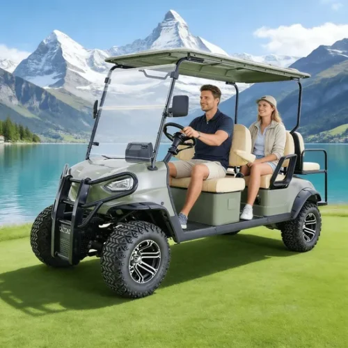4-Seater Electric Golf Buggy Utility Sightseeing Cart