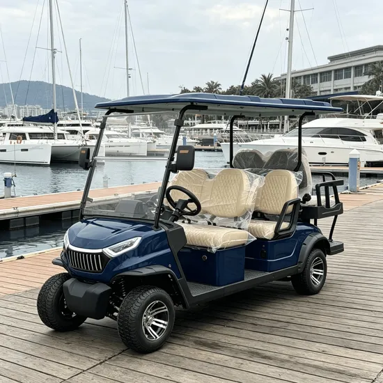 4 Seats New Black Electric Golf Cart for Europe