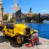 5 Seater New Retro Golf Cart with Carrier
