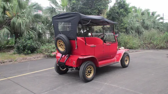 5kw Retro Electric Trolley Car with Battery Operation
