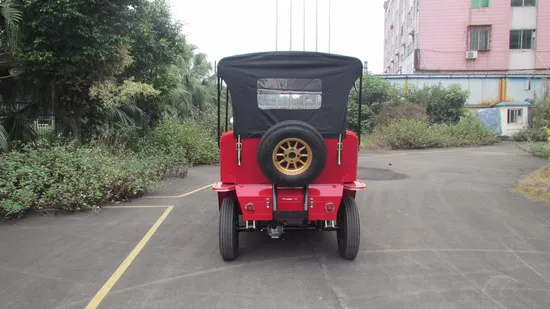 5kw Retro Electric Trolley Car with Battery Operation