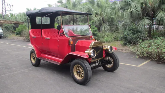 5kw Retro Electric Trolley Car with Battery Operation
