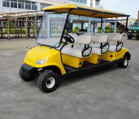 City Use 4 Wheel Tourist 6 Passenger 48V Golf Car