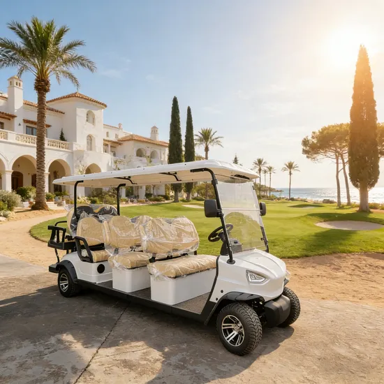 Elegant 48V Electric Golf Cart for Stylish Outdoor Adventures