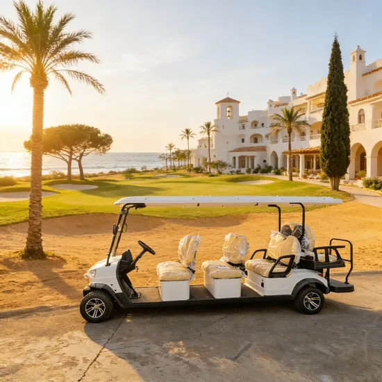 Elegant 48V Electric Golf Cart for Stylish Outdoor Adventures