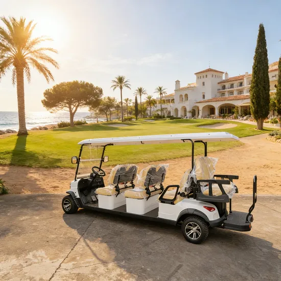 Elegant 48V Electric Golf Cart for Stylish Outdoor Adventures