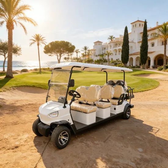 Elegant 48V Electric Golf Cart for Stylish Outdoor Adventures