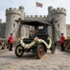 Elegant Electric Retro Car for Memorable Wedding Rides