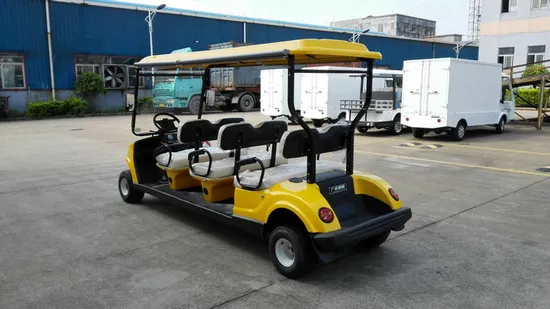 Premium-48-Volt-Battery-Powered-Sightseeing-Club-Car-for-Tours (4) Premium 48 Volt Battery-Powered Sightseeing Club Car for Tours