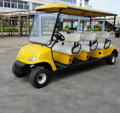 Premium 48 Volt Battery-Powered Sightseeing Club Car for Tours