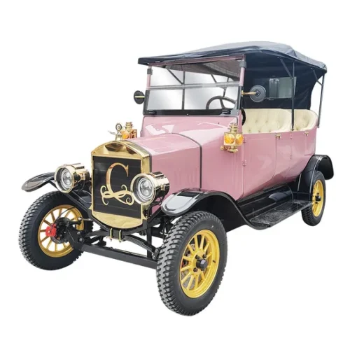 Retro Car Paint 5kw Golf Trolley Model T Car for Scenic Spot