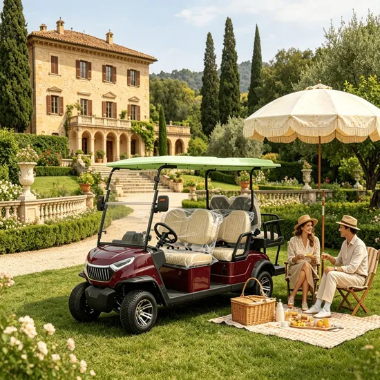 Street Rod Touring 2+2 Passenger Electric Golf Cart