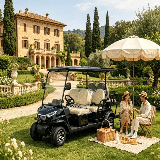 Street Rod Touring 2+2 Passenger Electric Golf Cart