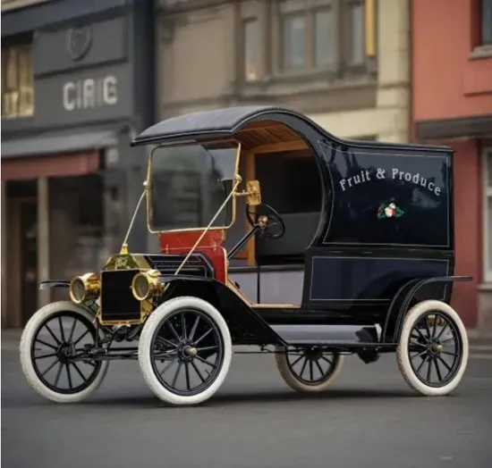 Stylish Food Tuk: 2-Seater Vintage Golf Cart for Sale