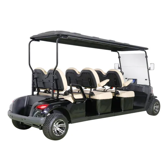 Stylish Mini Golf Cart for 4 Passengers with Windshield