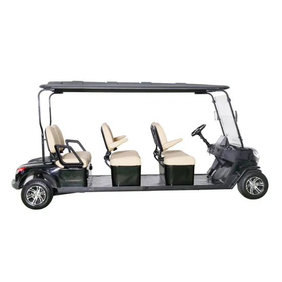 Stylish Mini Golf Cart for 4 Passengers with Windshield