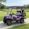 Stylish Purple Electric Golf Cart for Sri Lankan Tea Plantation Harvest & Transport
