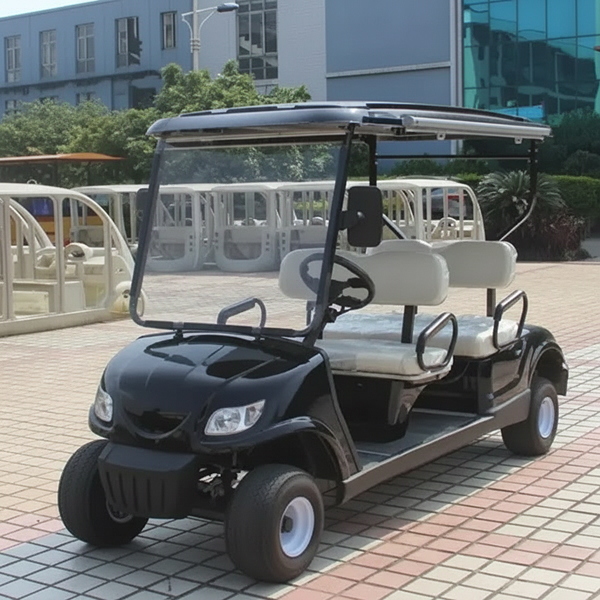 image 115 Guangzhou Factory Blac Long Mileage Classic Electric Retro Golf Cars