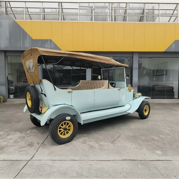 image 75 Luxury Vintage Electric Sightseeing Bus - 3 Row Classic Design