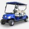 Premium Blue Electric Golf Cart for 4 Passengers