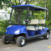 Premium Blue Electric Golf Cart for 4 Passengers