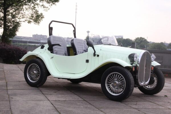 Hb94d6f774ed344278efcdecb52f46b284 Electric Vintage Classic 4 Seater Golf Cart with 2000W Motor 65Km/h Max Speed Lithium Battery for Sale