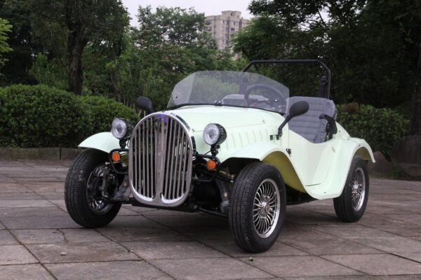 remove_wmk1790118767151 Electric Vintage Classic 4 Seater Golf Cart with 2000W Motor 65Km/h Max Speed Lithium Battery for Sale