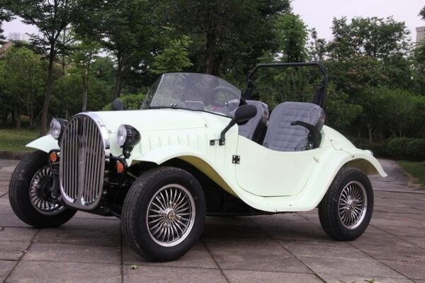 remove_wmk1790118840831 Electric Vintage Classic 4 Seater Golf Cart with 2000W Motor 65Km/h Max Speed Lithium Battery for Sale